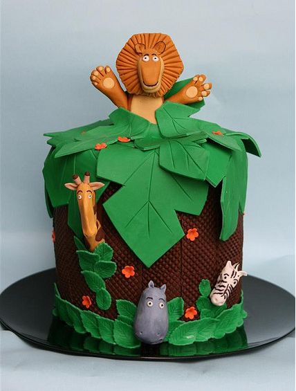 Madagascar Birthday Cake Madagascar Birthday Cake