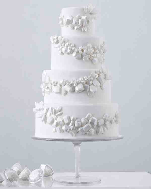 Martha Stewart White Wedding Cake