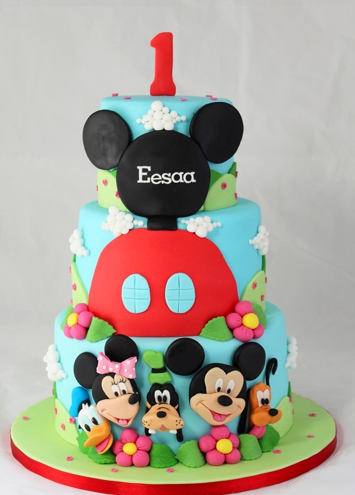 Mickey Mouse Birthday Cake