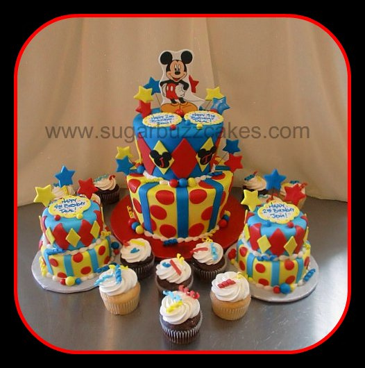 Mickey Mouse Birthday Cake