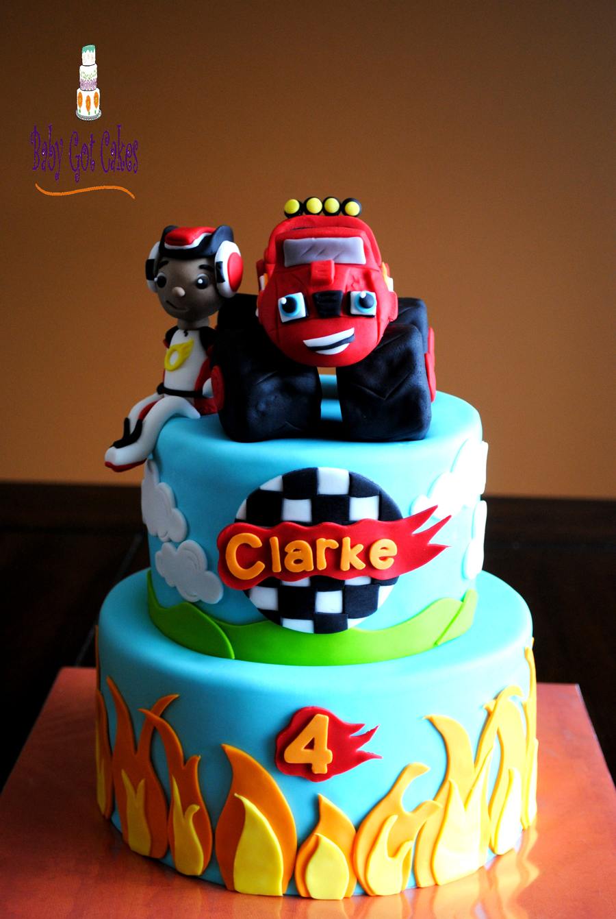 Monster Machine Birthday Cake Blaze Monster Machine Birthday Cake Blaze