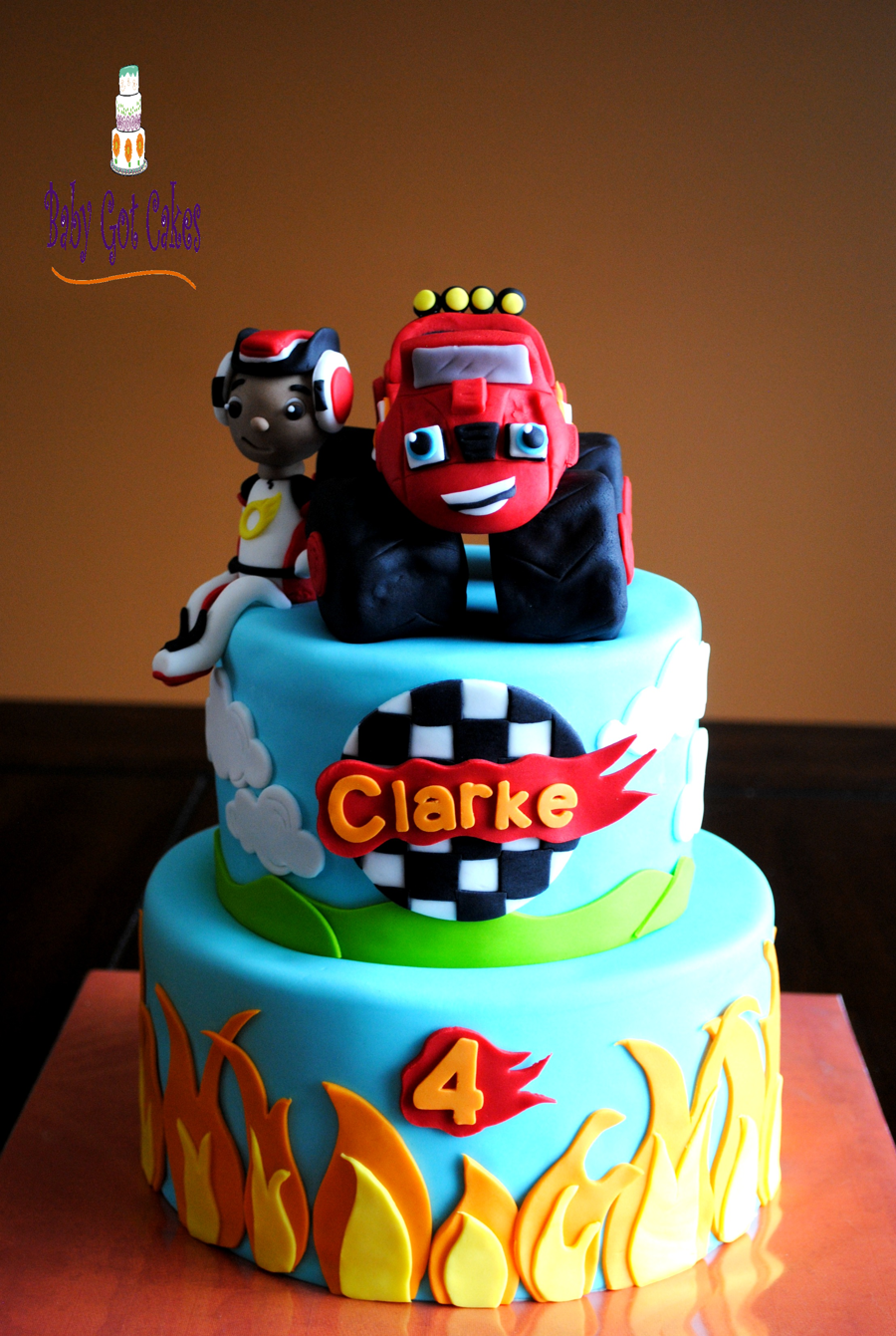 Monster Machine Birthday Cake Blaze