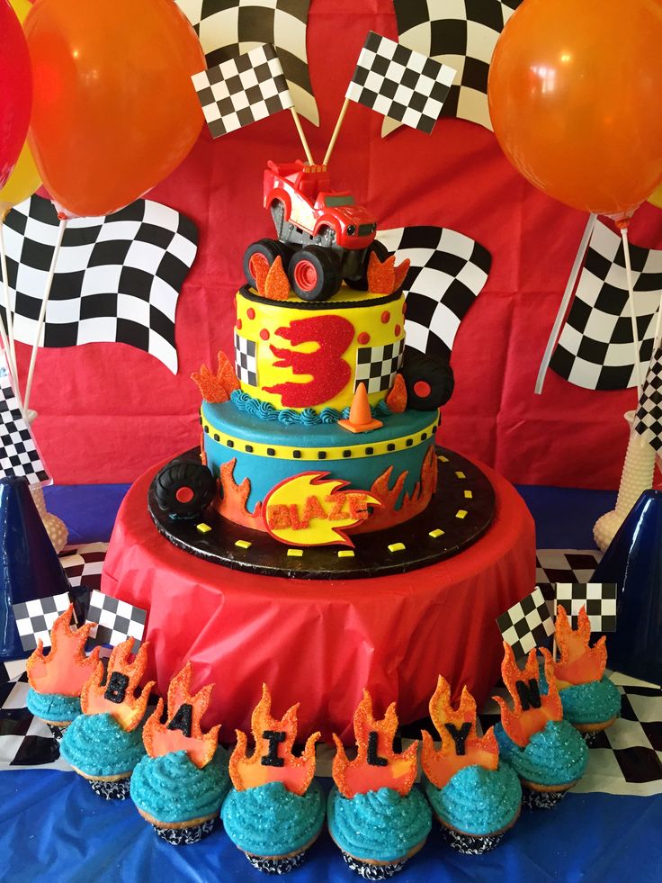 Monster Machine Birthday Cake Blaze Monster Machine Birthday Cake Blaze