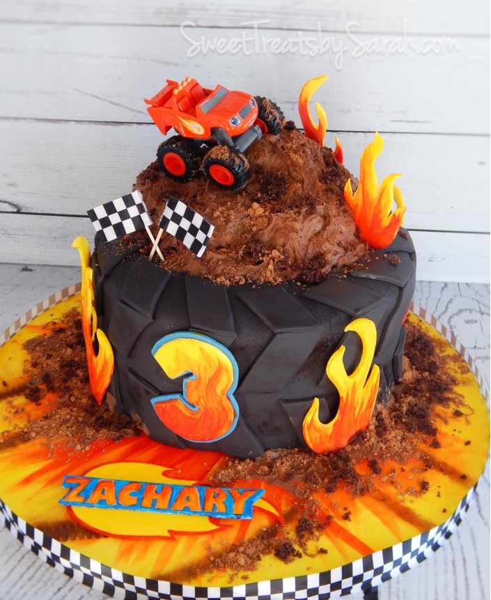 Monster Machine Birthday Cake Blaze