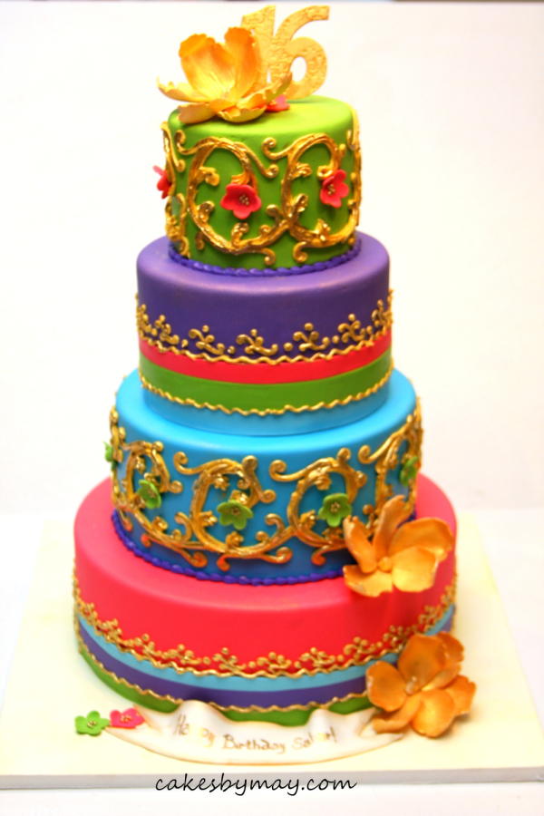 Moroccan Sweet 16 Cake