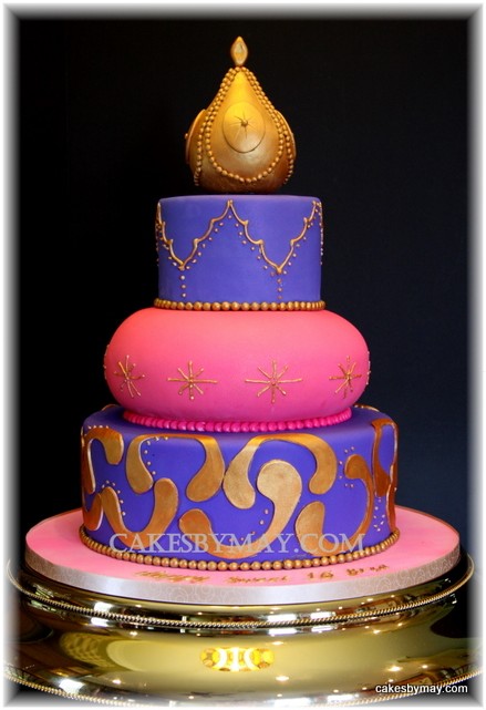 Moroccan Theme Birthday Cake