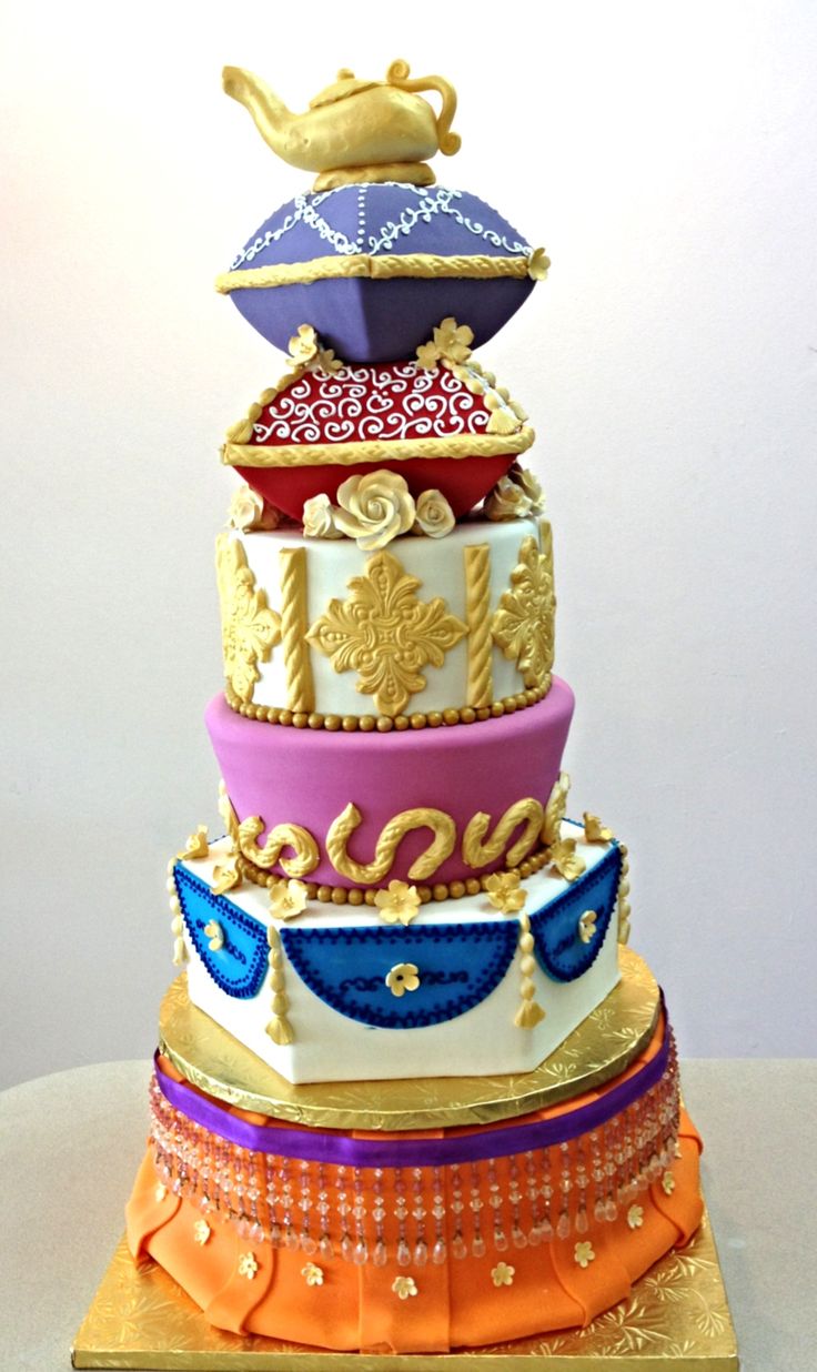 Moroccan Theme Sweet 16 Cakes
