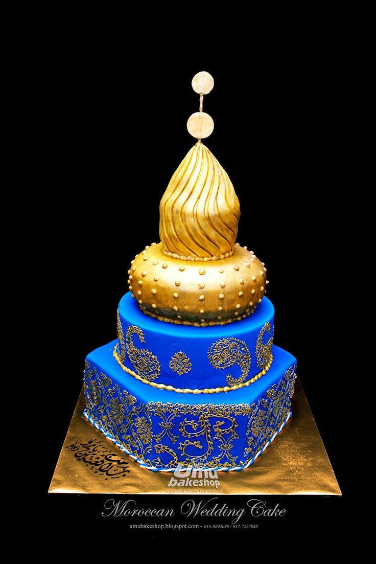 Moroccan Wedding Cake Fondant