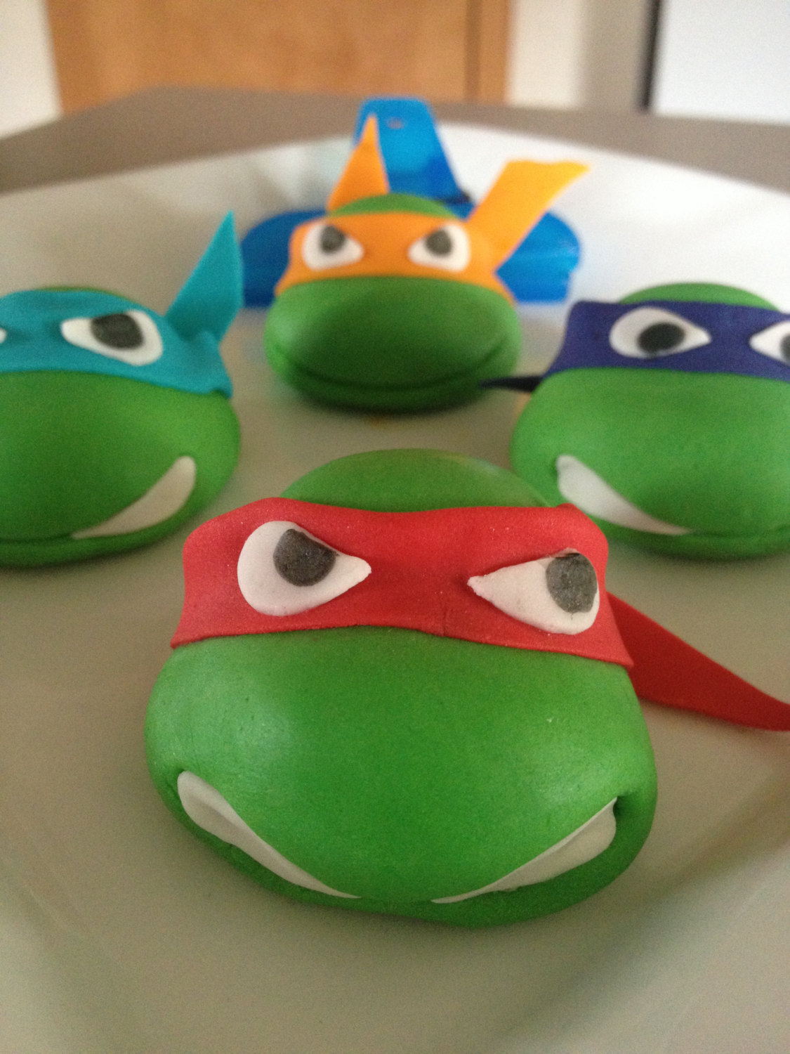 Ninja Turtle Cupcake Toppers