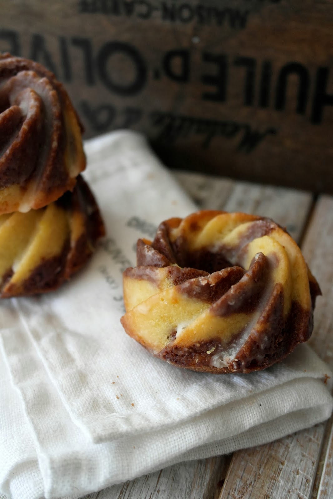 Orange Mini Bundt Cakes Recipe