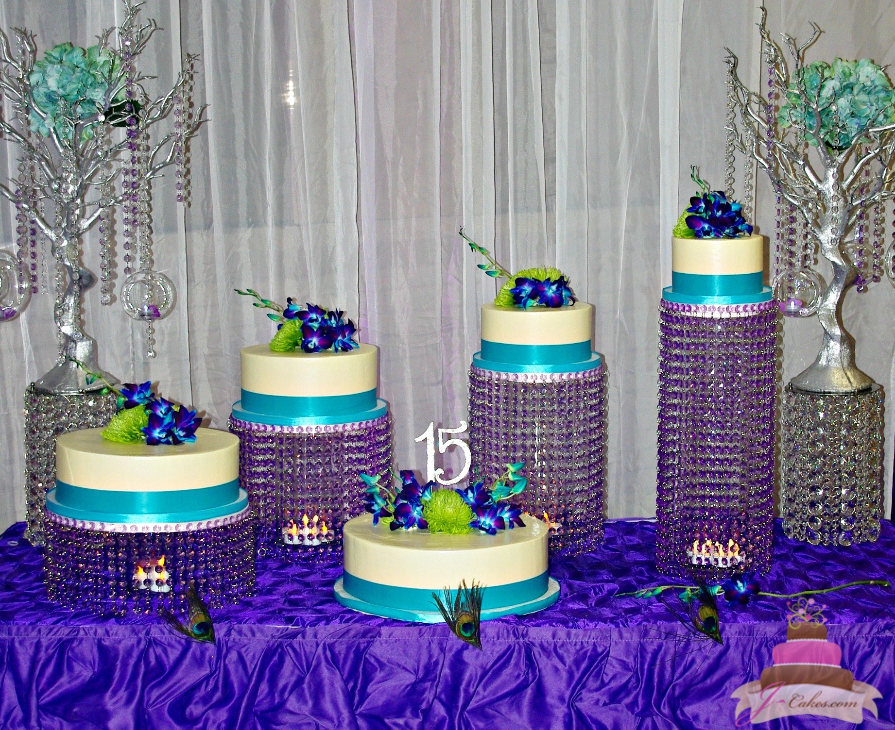 Paris Themed Quinceanera Cake