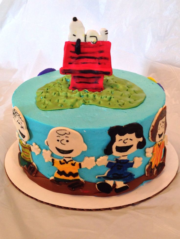 Peanuts Birthday Cake