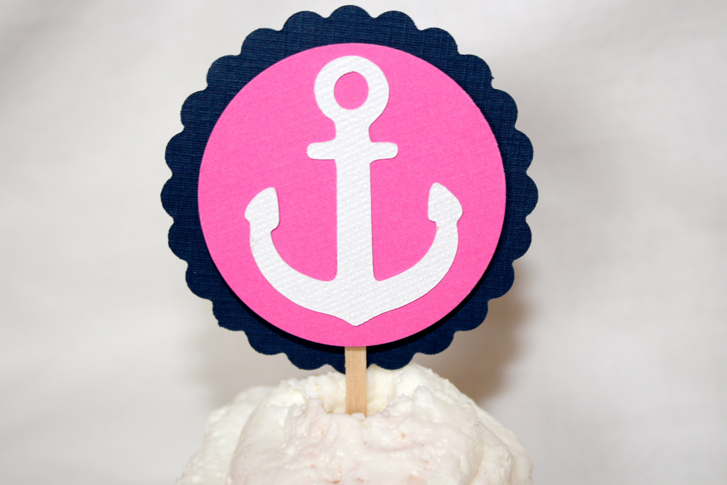 Pink and Blue Nautical Anchor Pink and Blue Nautical Anchor