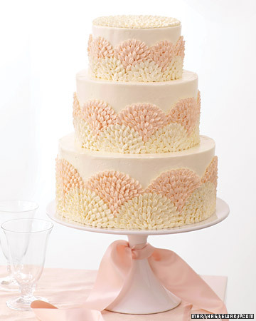 Piped Buttercream Wedding Cake Piped Buttercream Wedding Cake