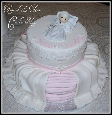 Precious Moments Baptism Cake