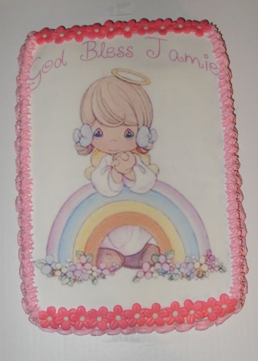 Precious Moments Baptism Cake Precious Moments Baptism Cake