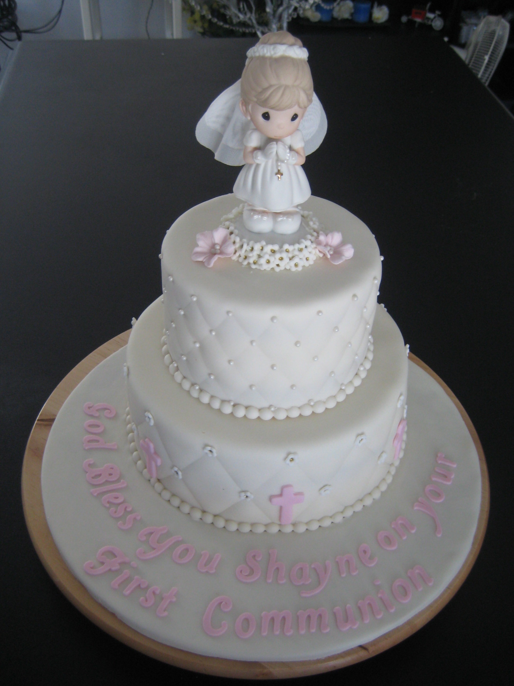 Precious Moments First Communion Cake