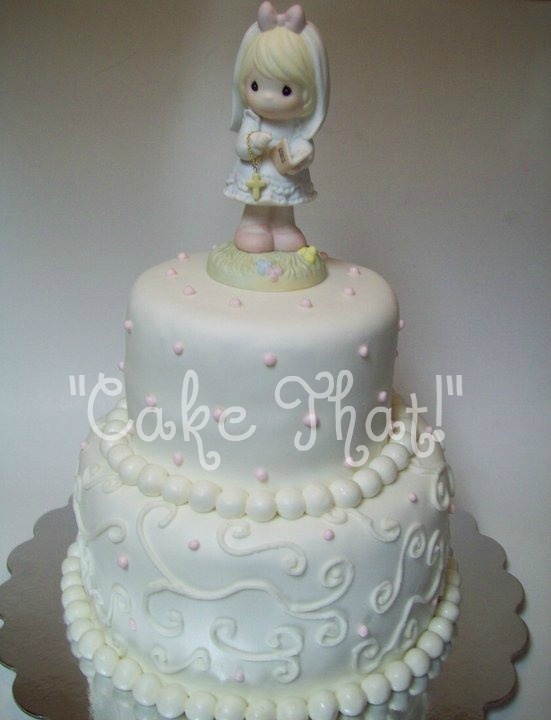 Precious Moments First Communion Cake