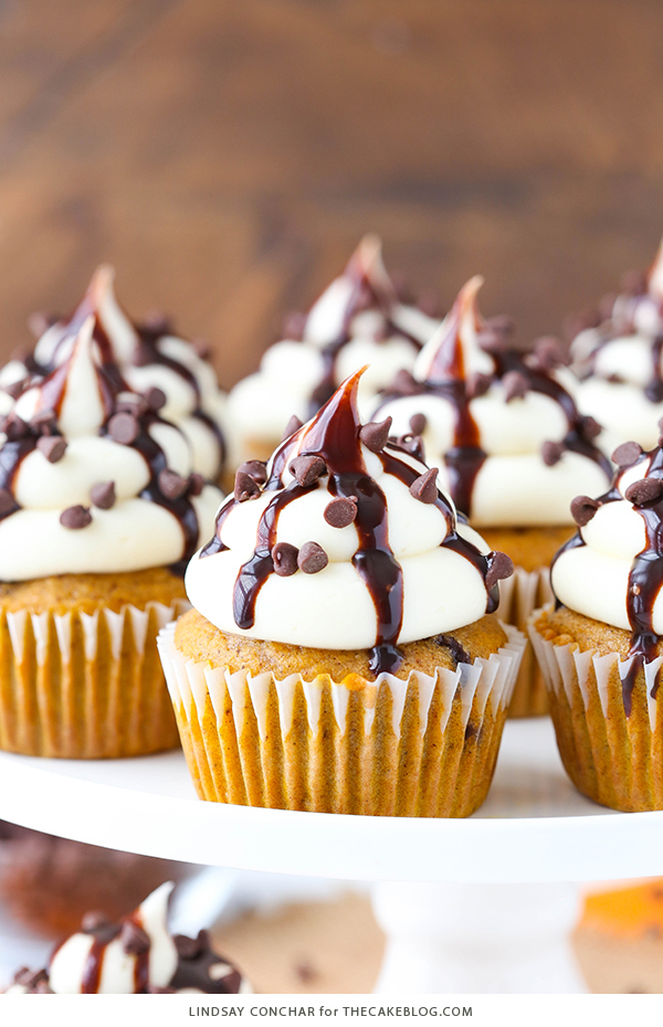 Pumpkin Chocolate Chip Cupcakes