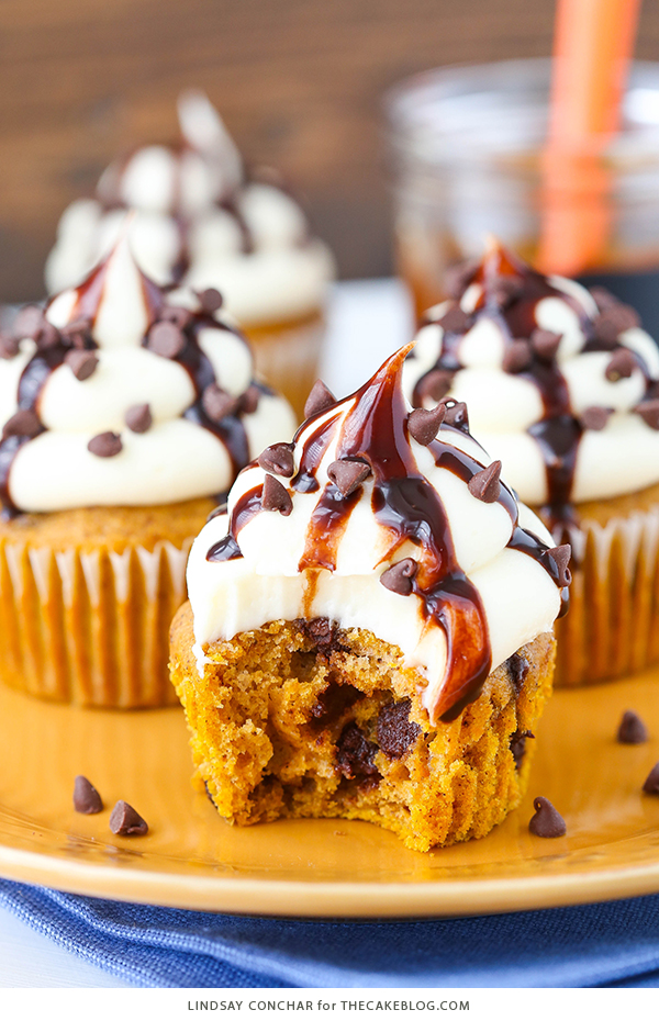 Pumpkin Chocolate Chip Cupcakes