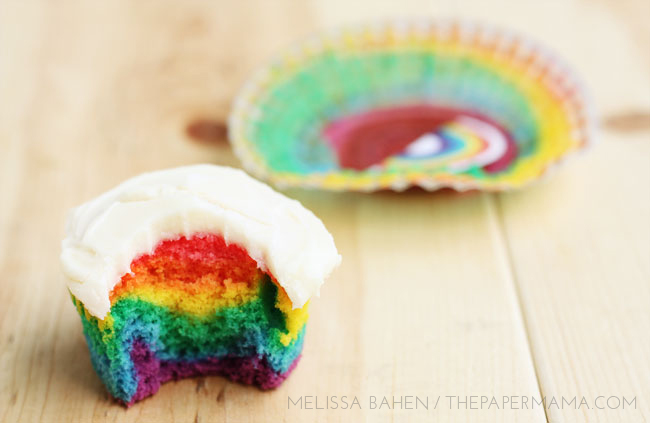 Rainbow Cupcake Recipe