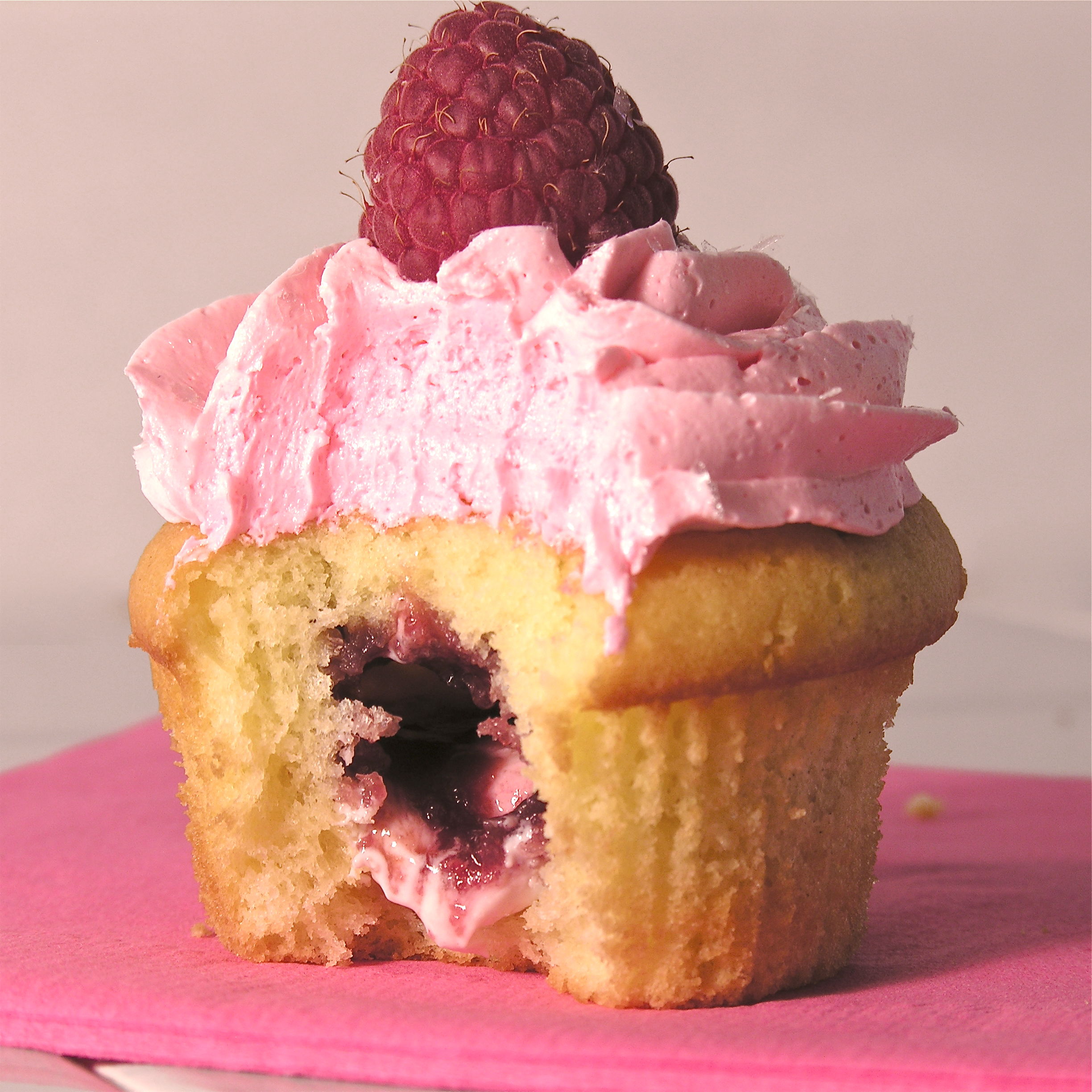 Raspberry Cream Filled Cupcake Recipes