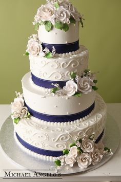 Royal Blue Wedding Cake Royal Blue Wedding Cake