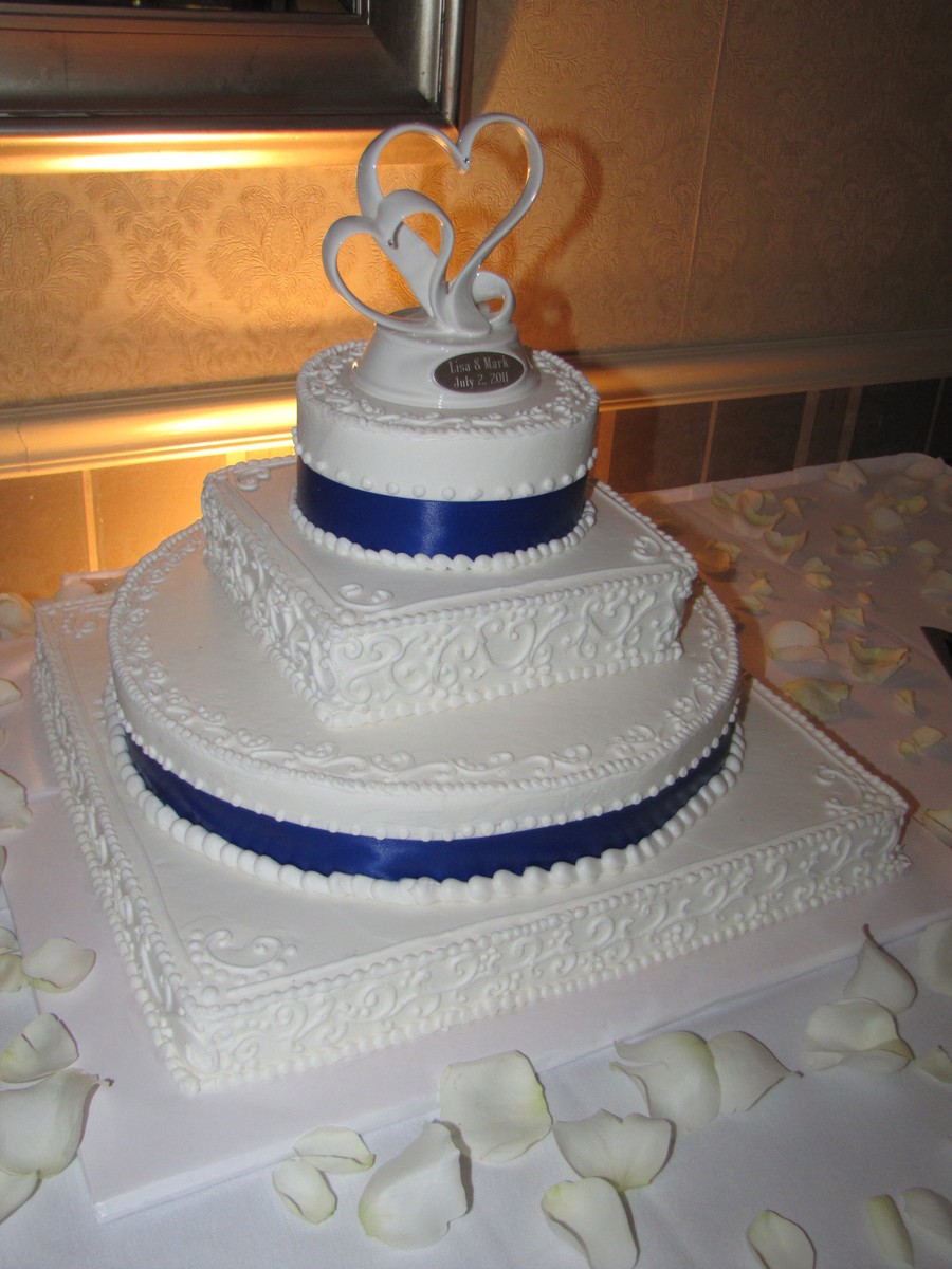 Royal Blue Wedding Cake Royal Blue Wedding Cake