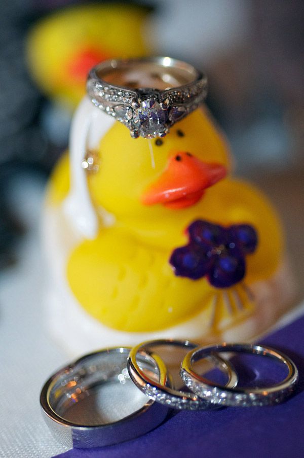 Rubber Duck Wedding Cake Toppers