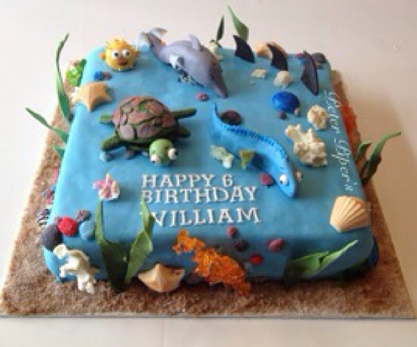 Sea Animals Cake