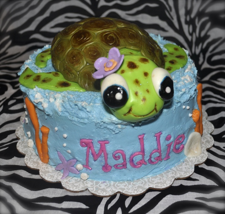 Sea Turtle Cake