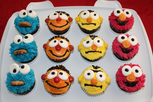 Sesame Street Cupcakes