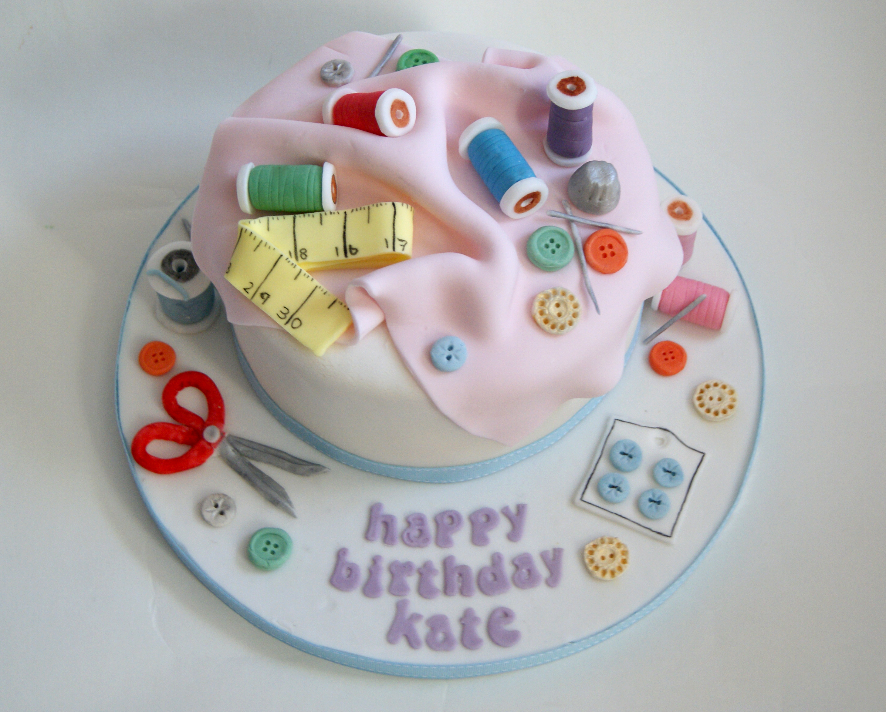 Sewing Birthday Cake