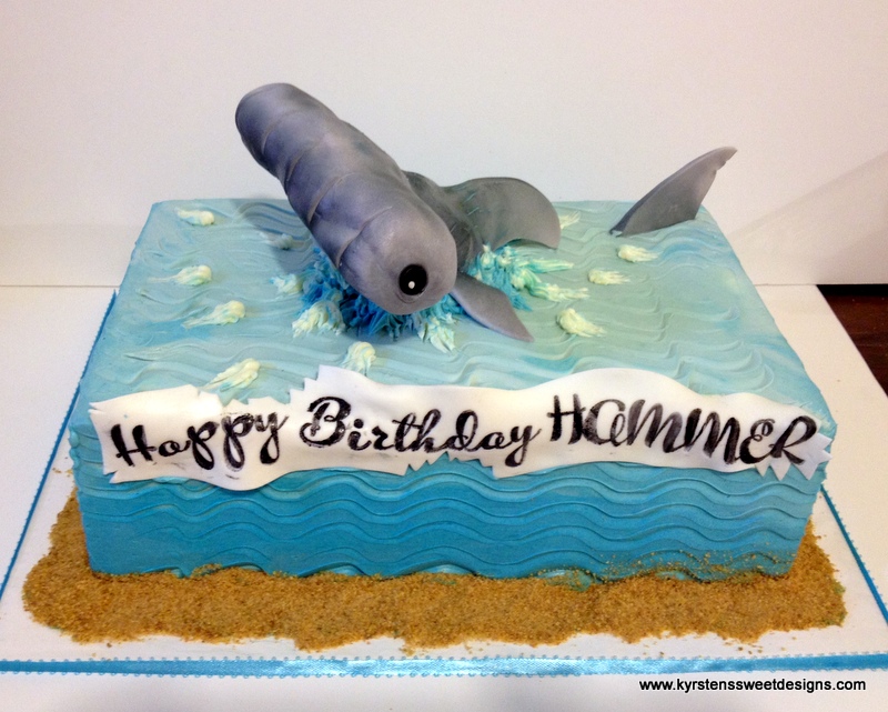 Shark Birthday Cake