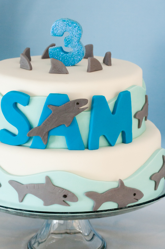 Shark Birthday Cake