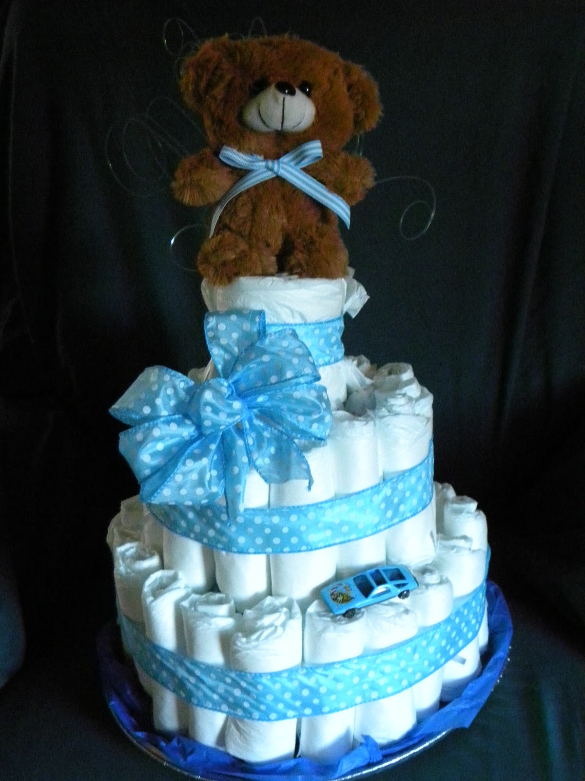 Simple Diaper Cake Ideas