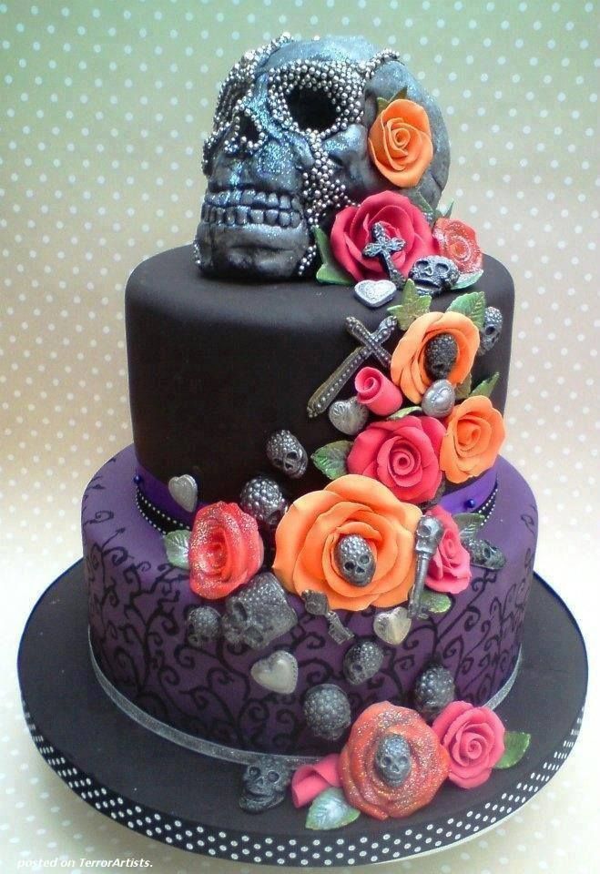 Skull Wedding Cake