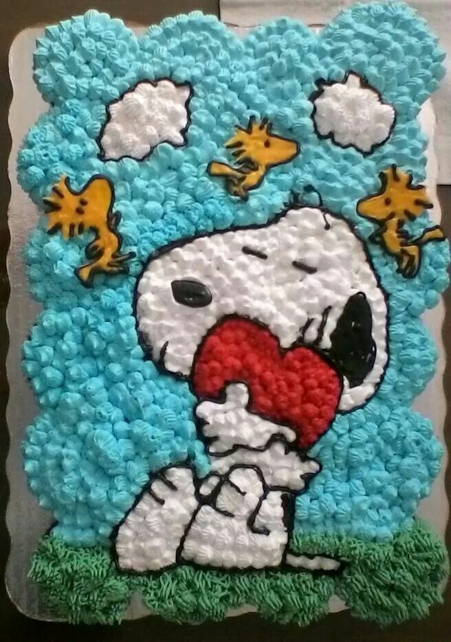 Snoopy Cupcake Cake Ideas