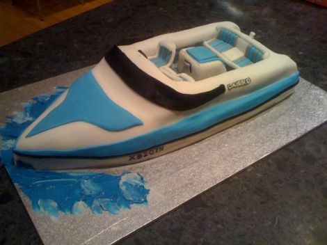 Speed Boat Cake