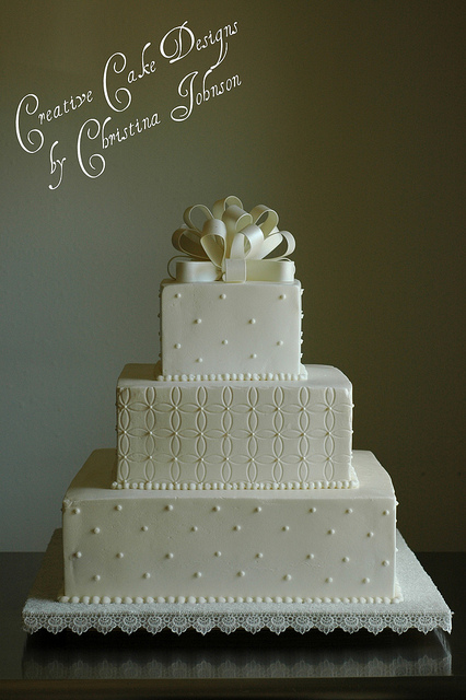 Square Buttercream Wedding Cake Designs Square Buttercream Wedding Cake Designs
