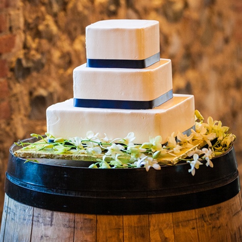 Square Wedding Cakes with Buttercream Icing