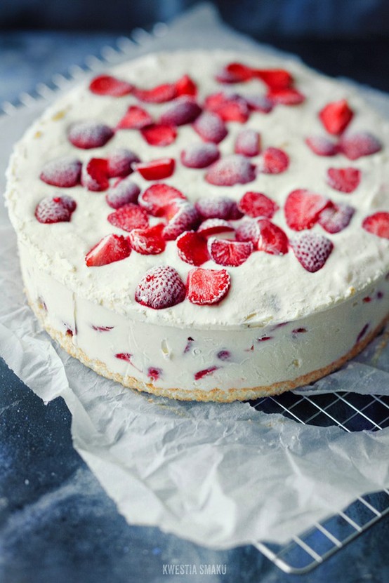 Strawberry Ice Cream Cake