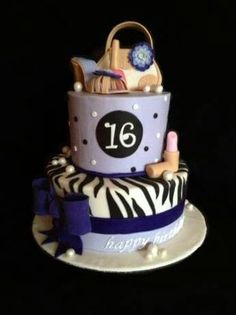 Sweet 16 Birthday Cake