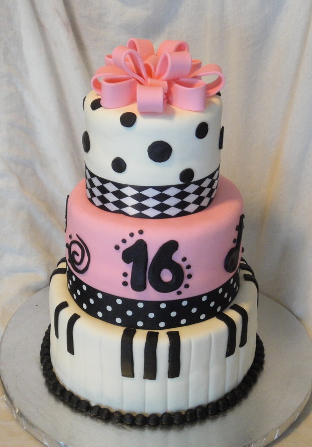 Sweet 16 Birthday Cake