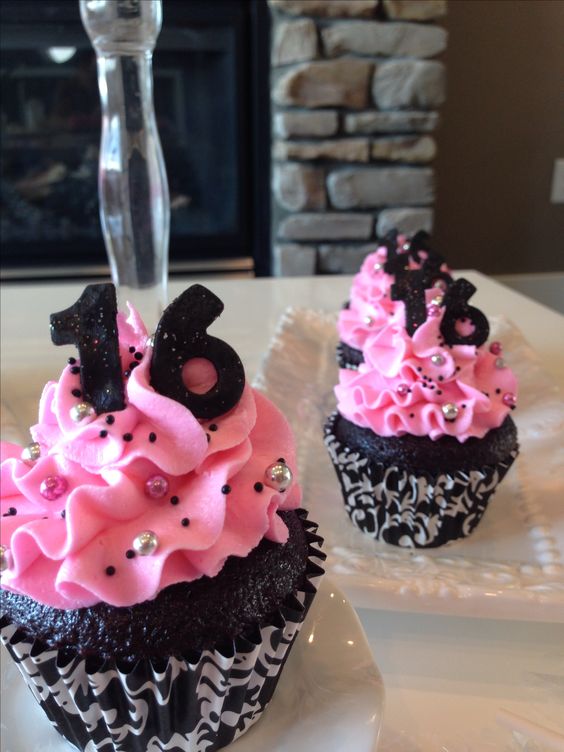 Sweet 16 Cupcake Ideas for Birthday Party Sweet 16 Cupcake Ideas for Birthday Party