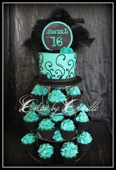 Sweet 16 Cupcake Tower