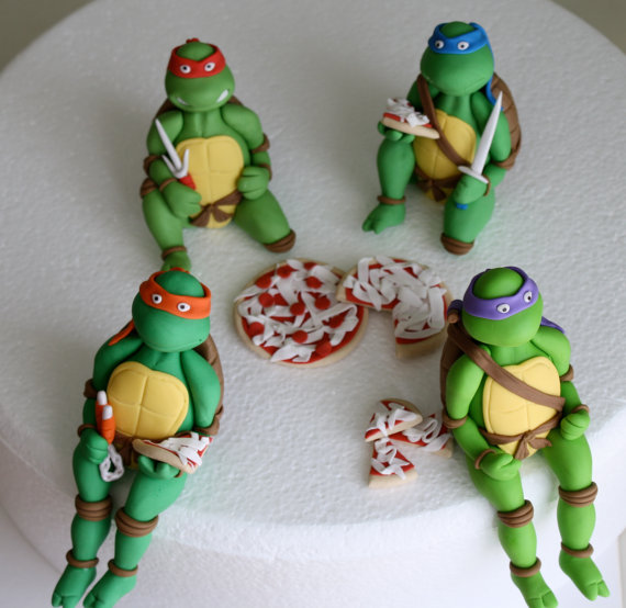 Teenage Mutant Ninja Turtle Cake Topper Teenage Mutant Ninja Turtle Cake Topper