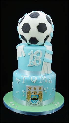 Tier Football Birthday Cakes Men