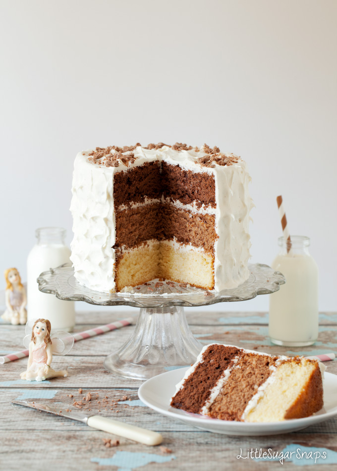 Triple Layer Chocolate Cake