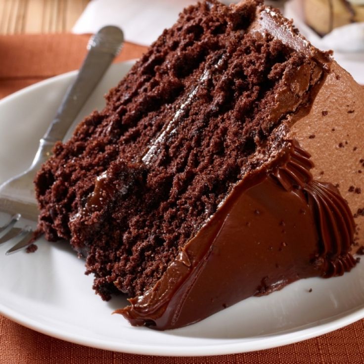 Triple Layer Chocolate Cake